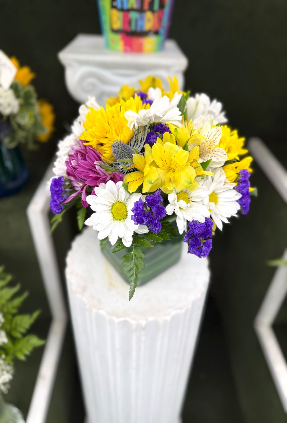 Wildflower Waltz Arrangement In the Cooler