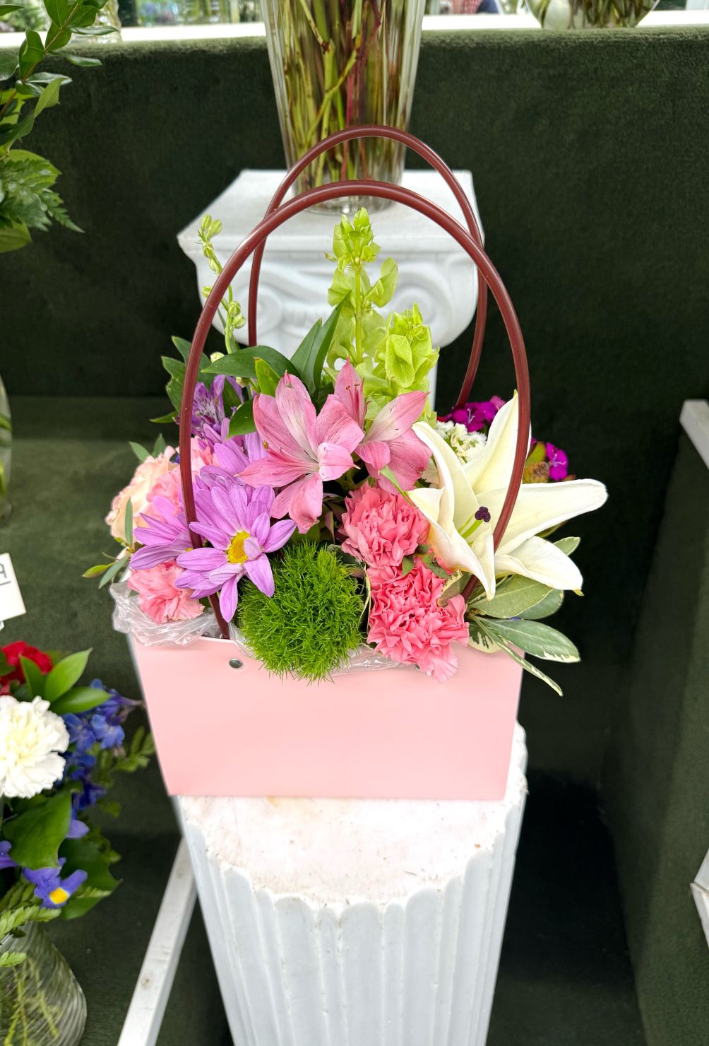 Flower Tote Bag In the Cooler