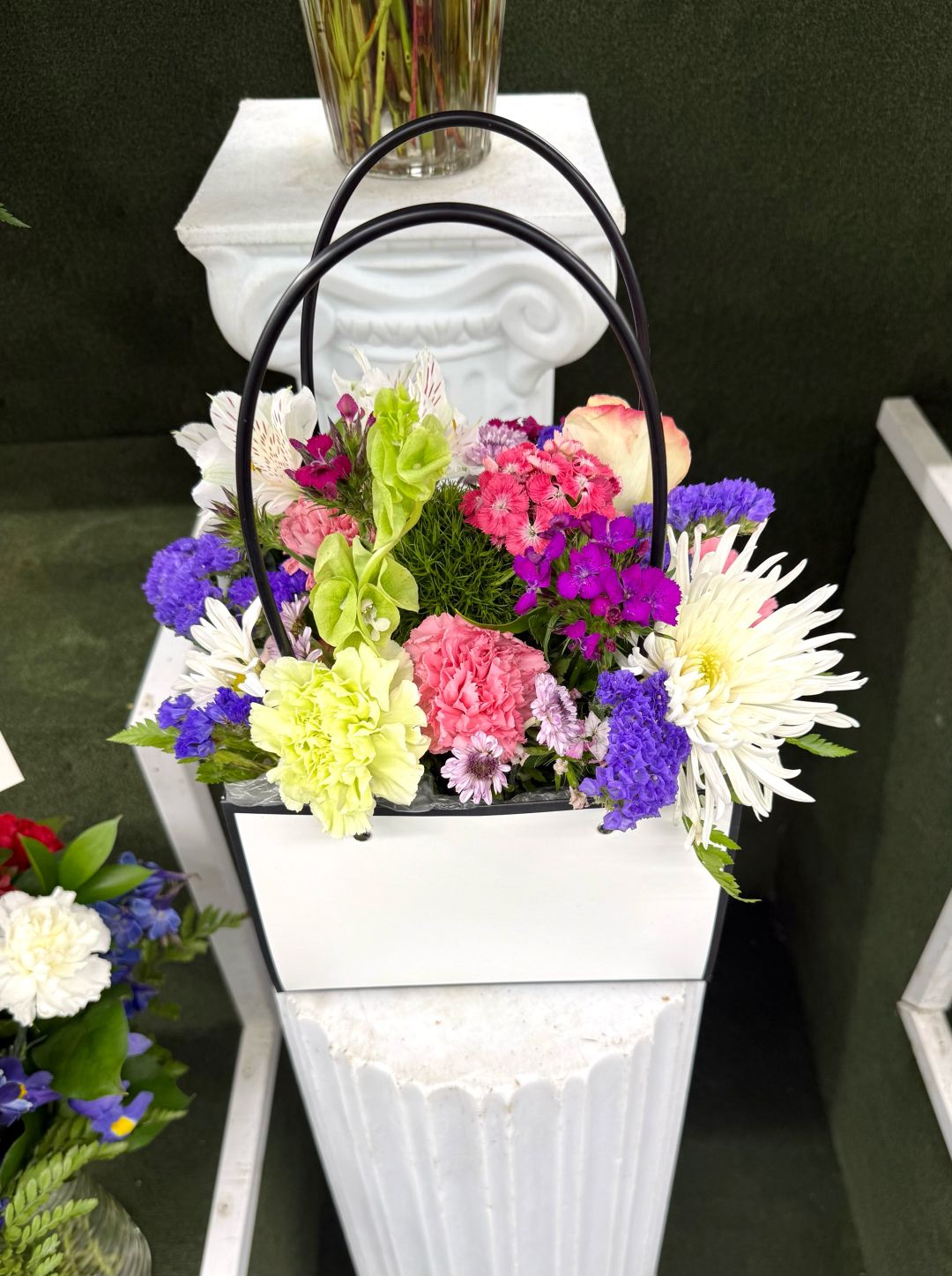 Flower Tote Bag In the Cooler