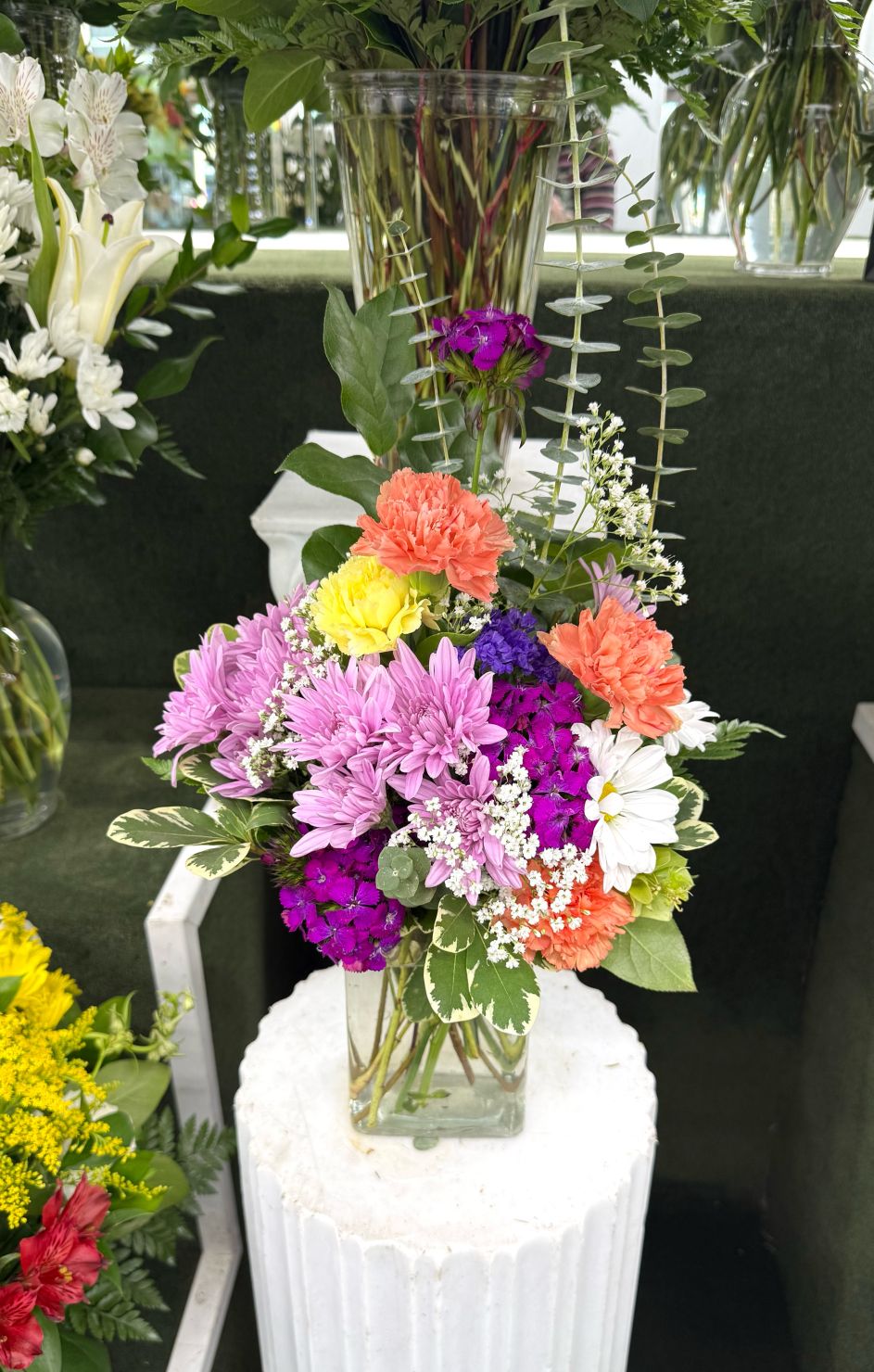 Freshly Gathered Arrangement In the Cooler