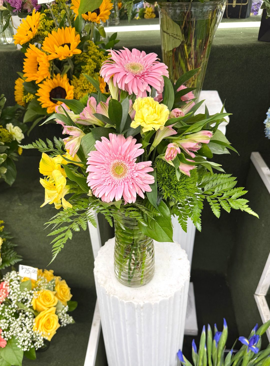 Pink Lemonade Arrangement In the Cooler 