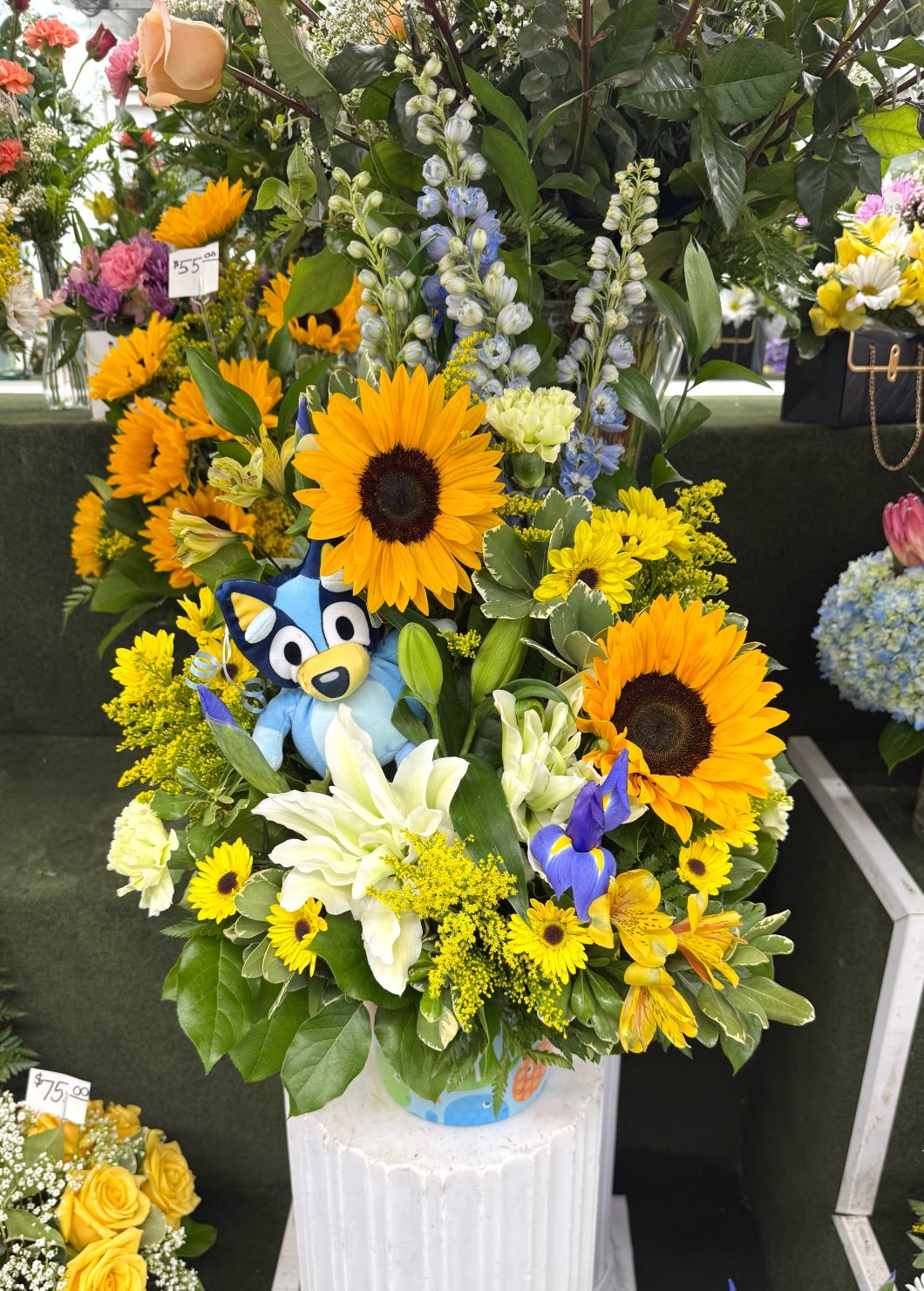 Little Sunshine Arrangement In the Cooler 