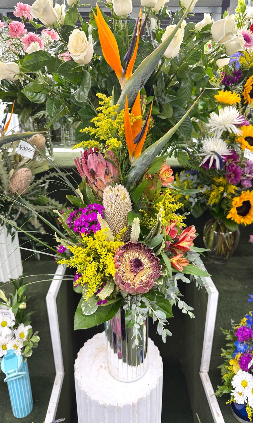Tropical Paradise Arrangement In the Cooler