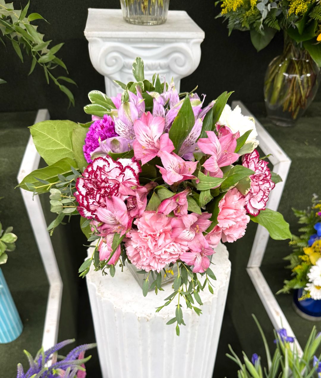 Purple Pop Cube Arrangement In the Cooler