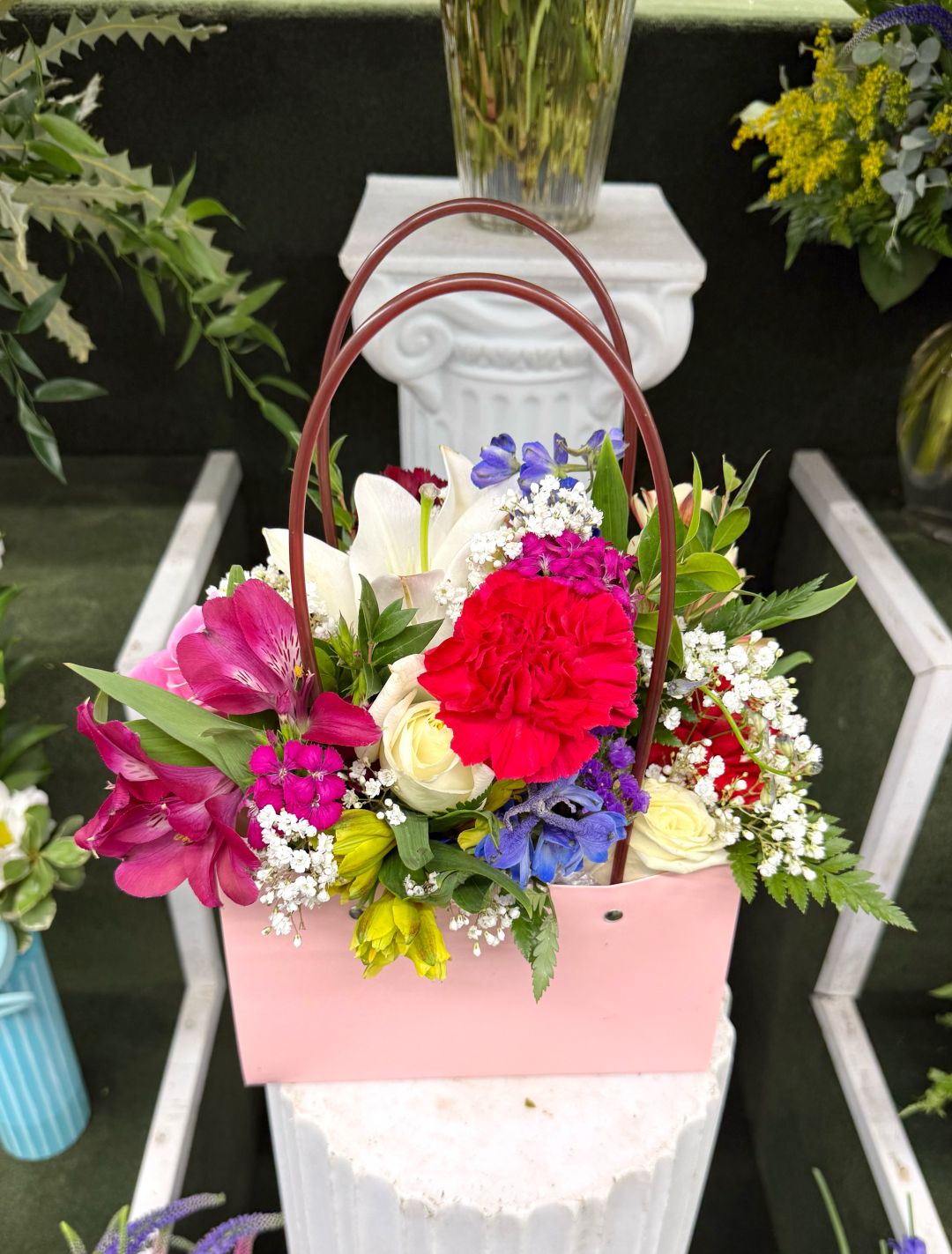 Flower Tote Bag In the Cooler 