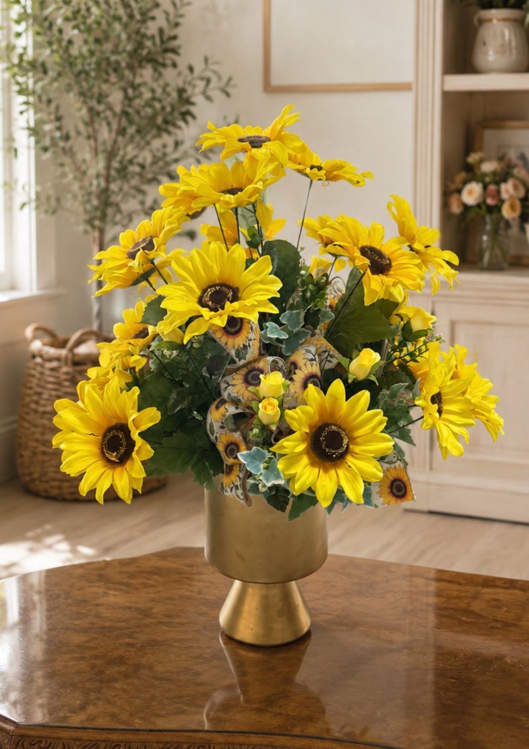 Sunflower Silk Arrangement 