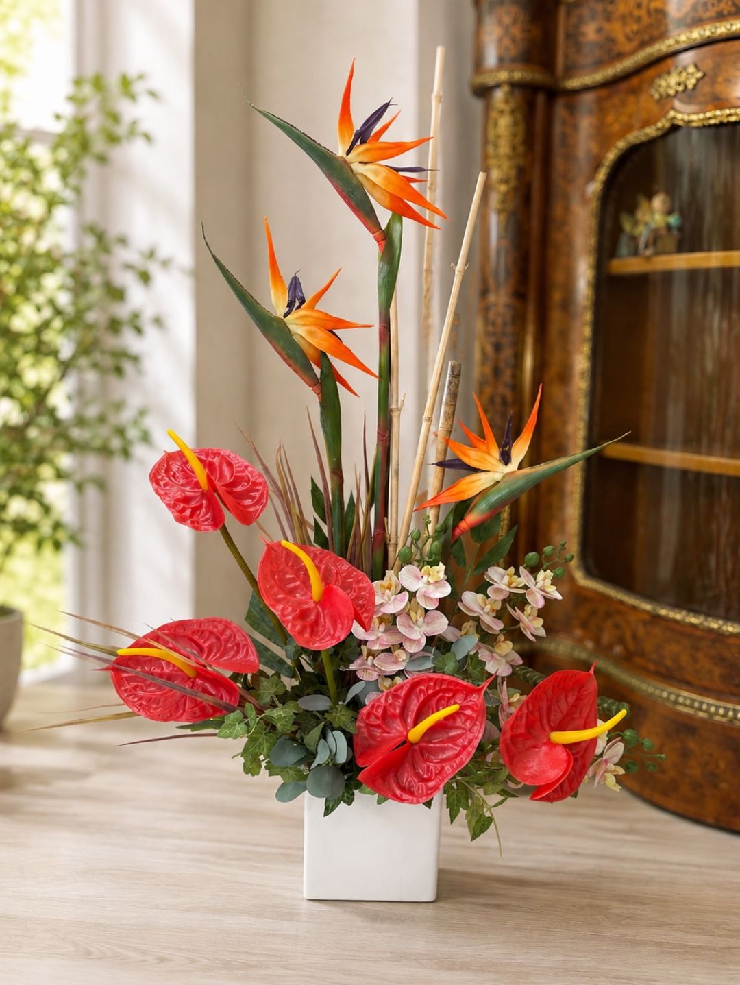 Totally Tropical Silk Arrangement 