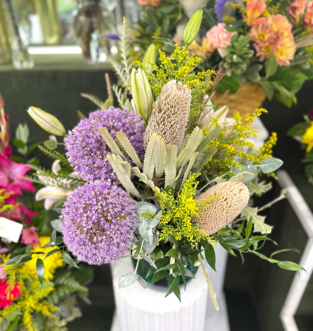 Flowerful Fun Arrangement In the Cooler