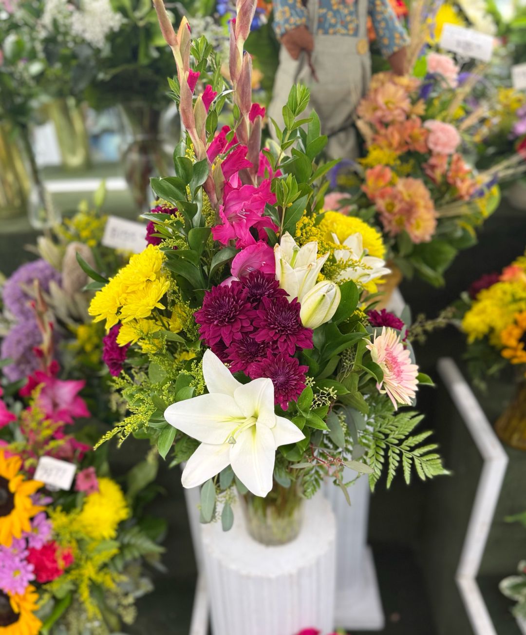 Blooming Affection Arrangement In the Cooler