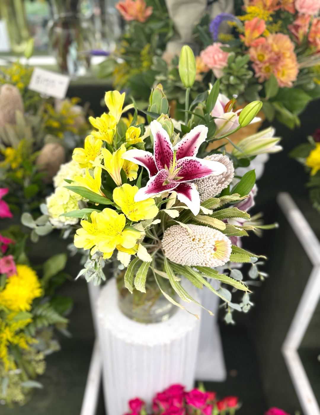 Wildly Wonderful Arrangement In the Cooler 