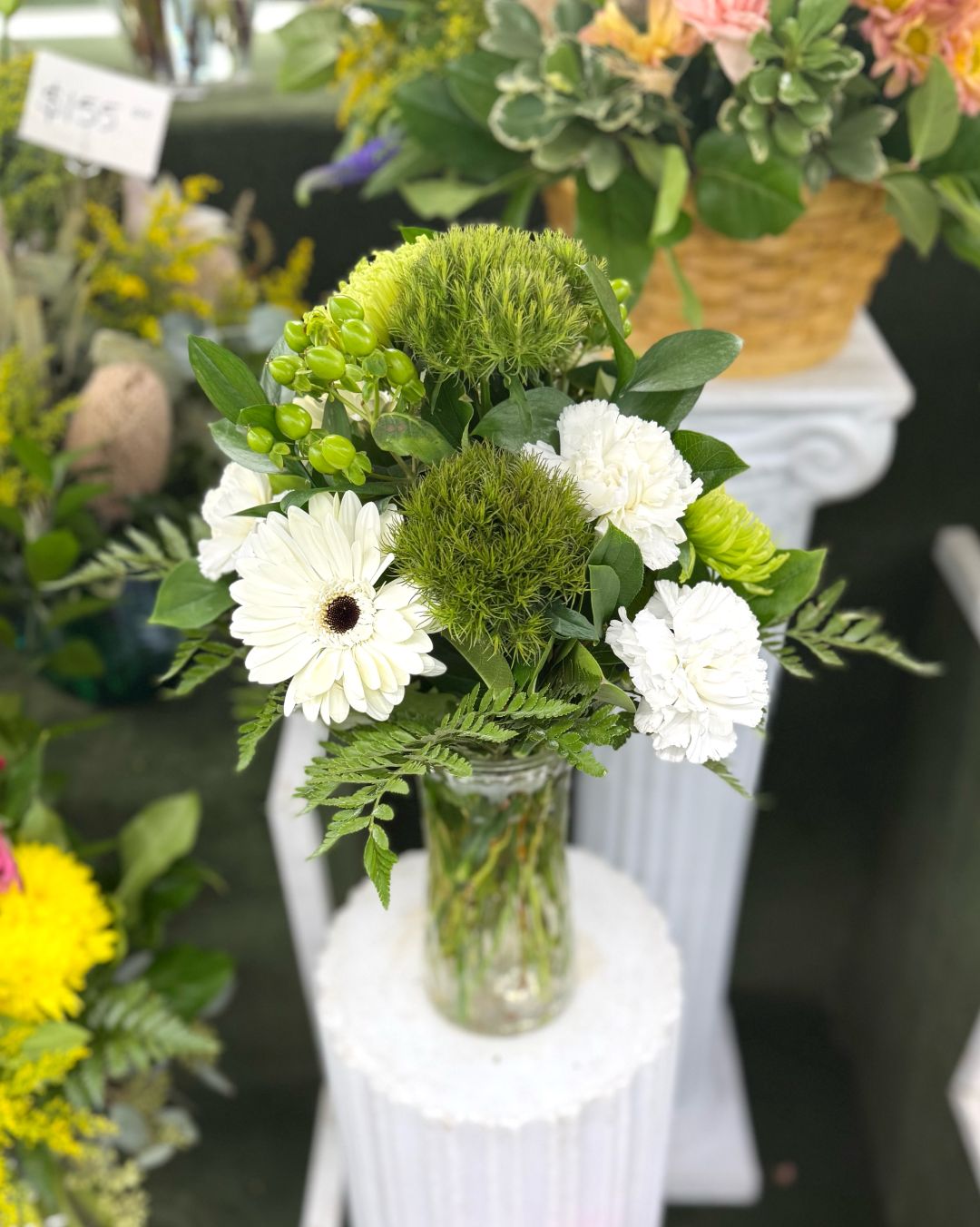 Clean Green Arrangement In the Cooler