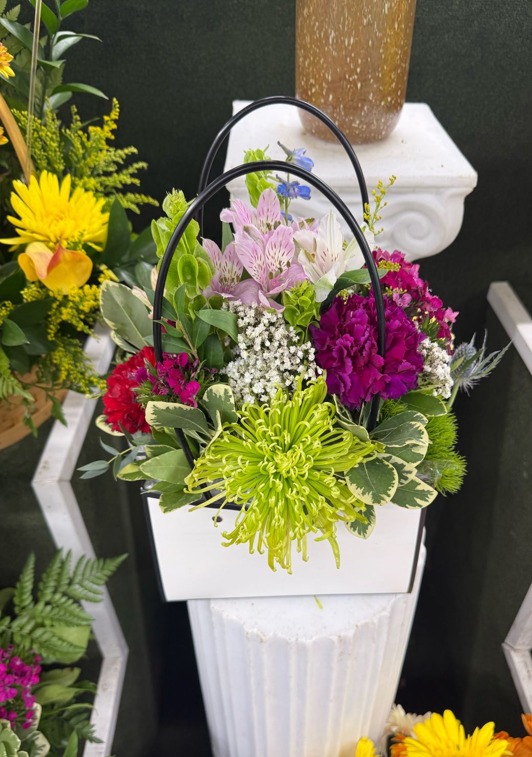 Flower Tote Bag In the Cooler