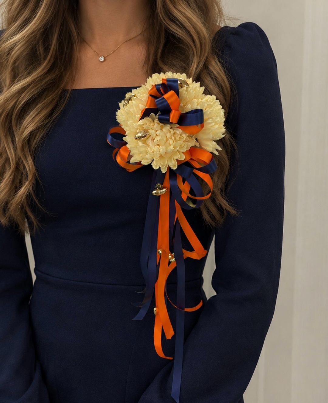 Silk Pin on Corsage 