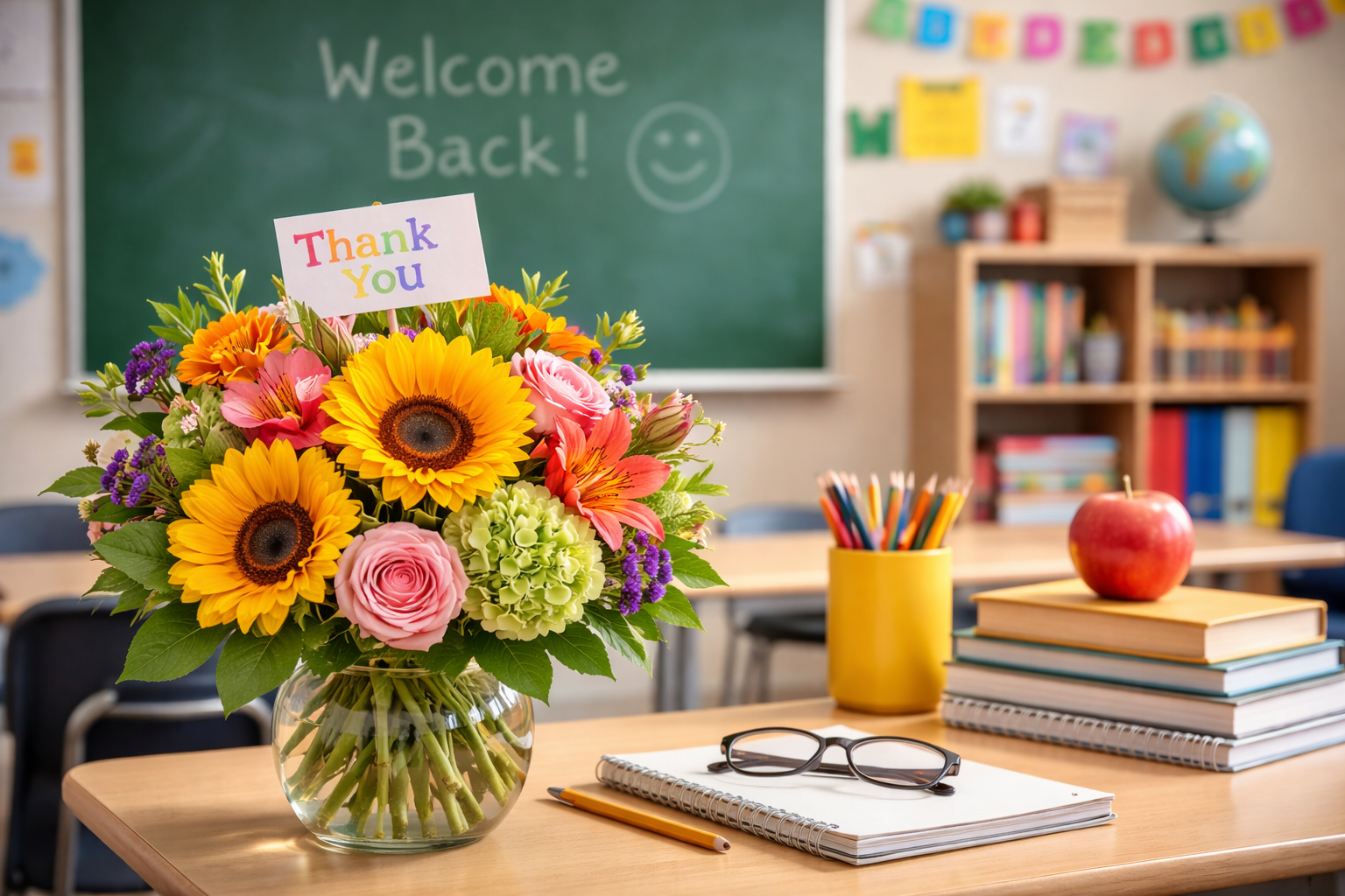 Back to School in Las Vegas Calls for Coffee Not Flowers But Here We Are