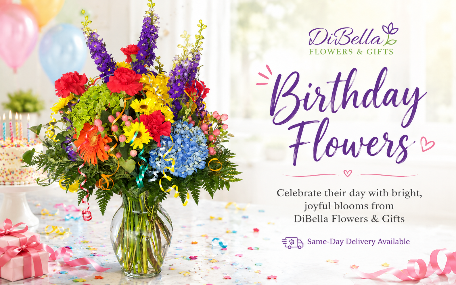 Birthday flowers same day delivery