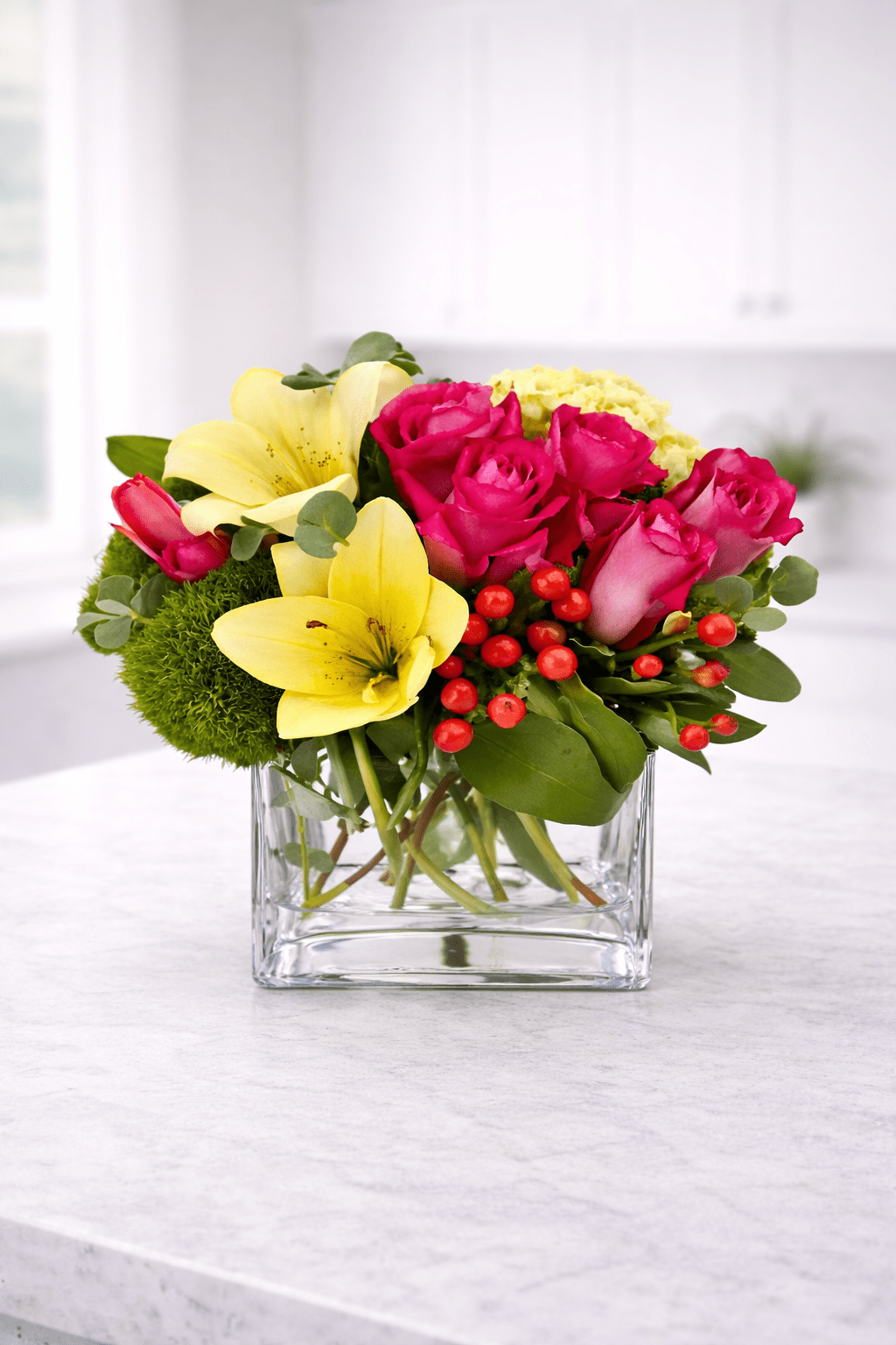 vibrant seasonal flower bouquet Las Vegas same day delivery