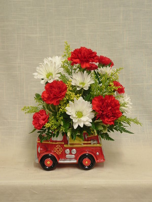Fire Engine Bouquet