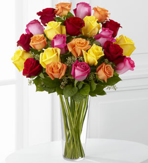 The FTD® Bright Spark™ Rose Bouquet