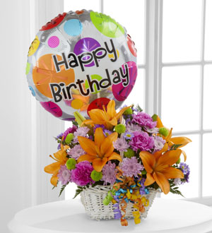 The FTD® Happy Blooms™ Basket