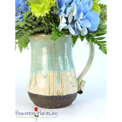 Odd Ball Pottery Coffee Mug Bouquet Alternative Image
