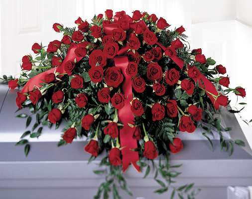 Dearly Departed Casket Spray