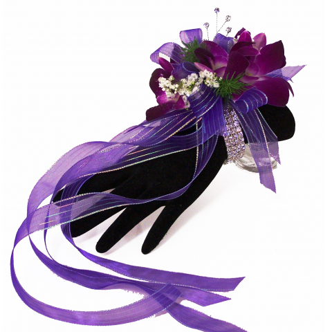 Tropical Dazzle Orchid Bracelet Choose Colors