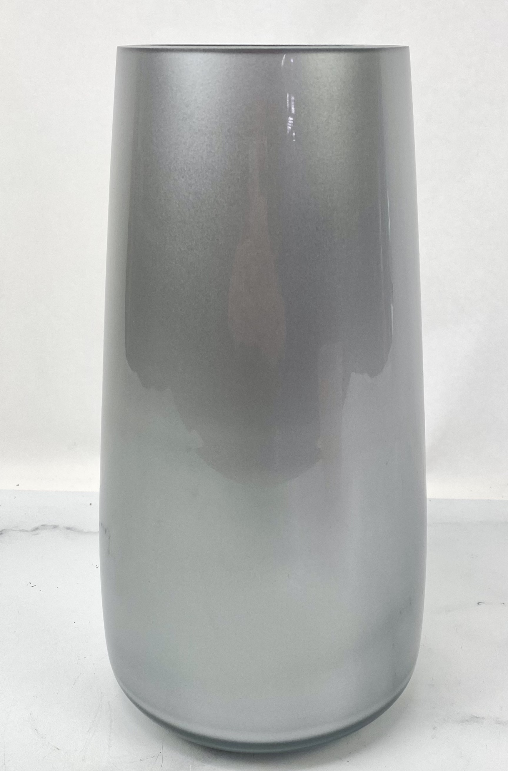 Nova Vase - Metallic Silver