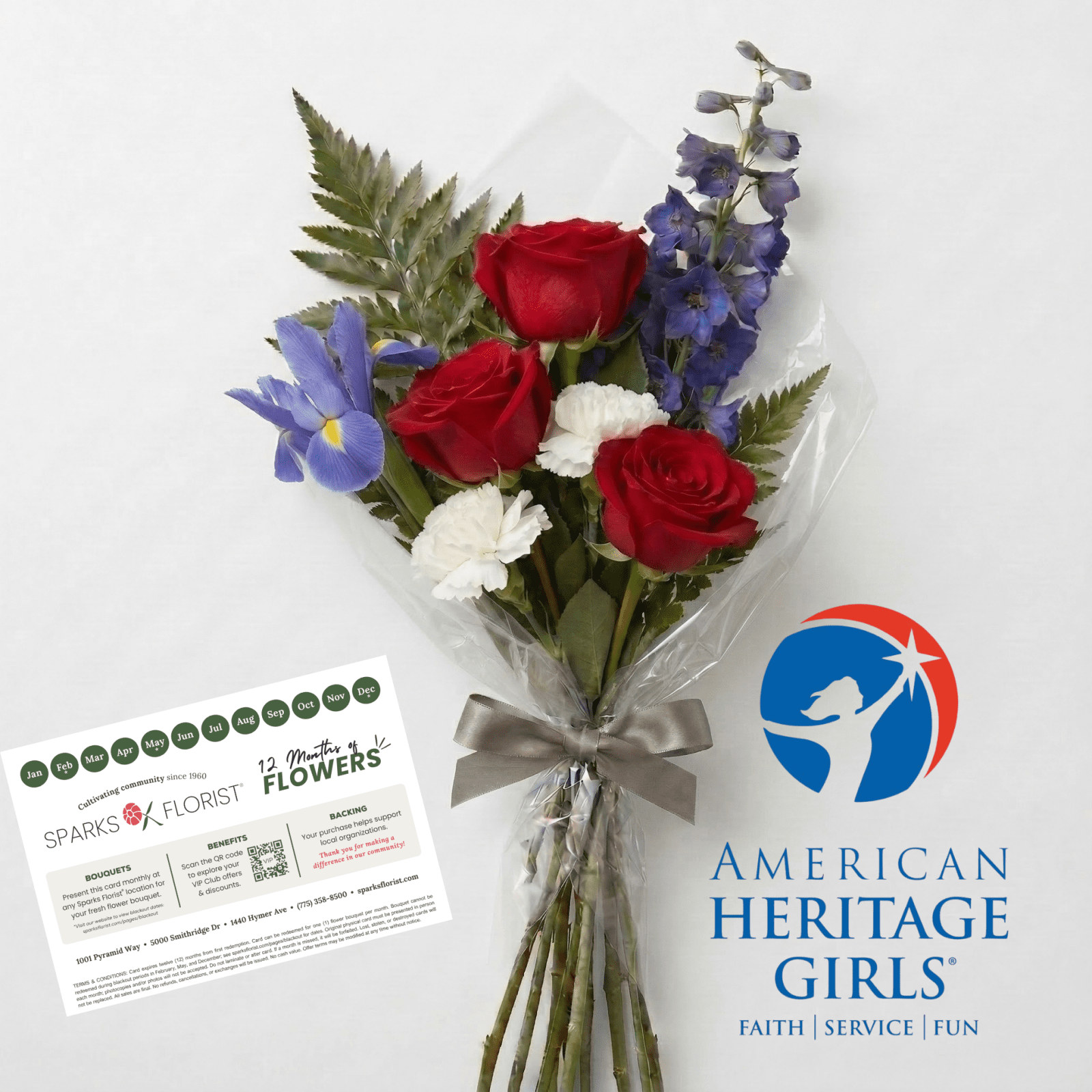 The 12-Month Flower Card