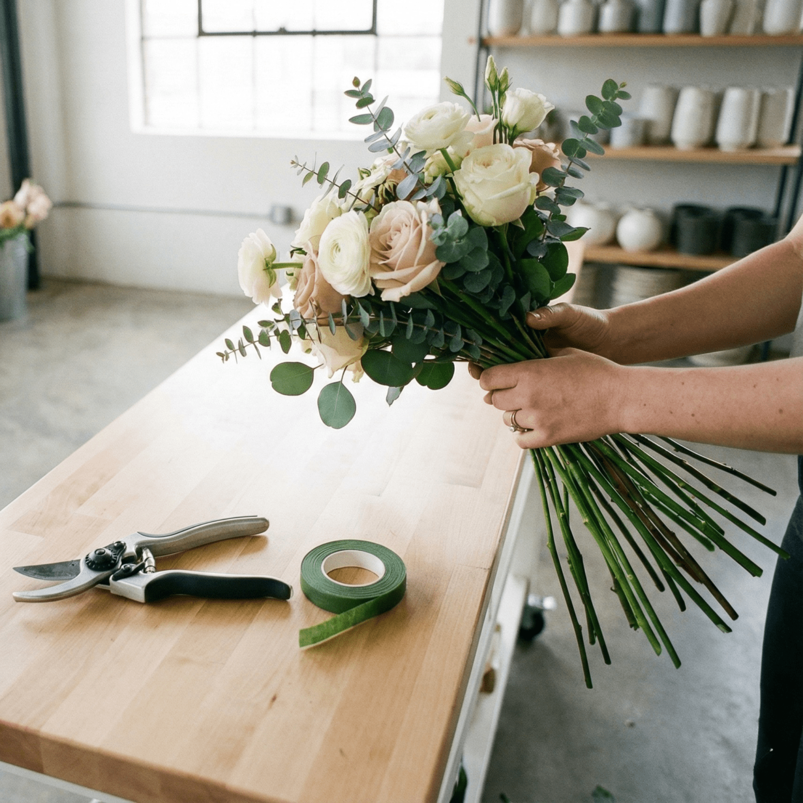 Professional floral mechanics training