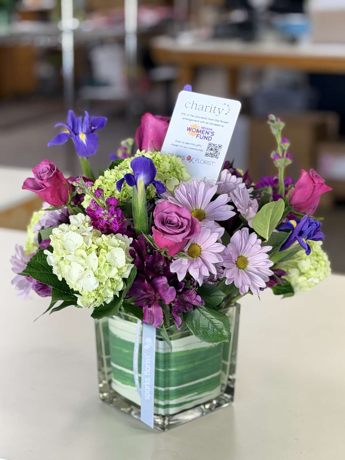 Sparks Florist® Charity in Bloom Arrangement