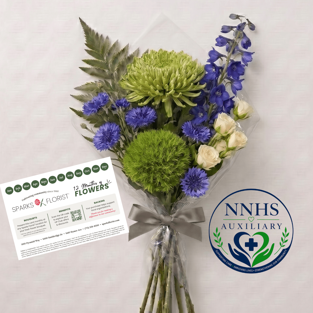 12 Months of Flowers Card