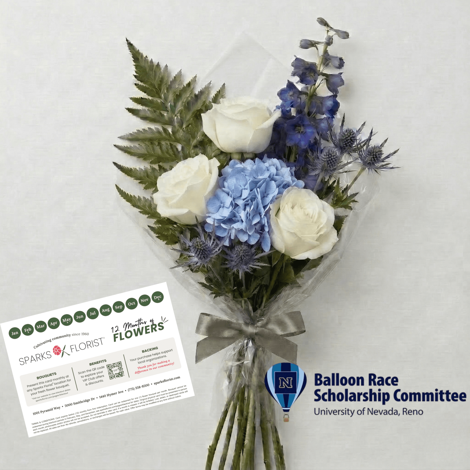 UNR 12 Months of Flowers Physical Card