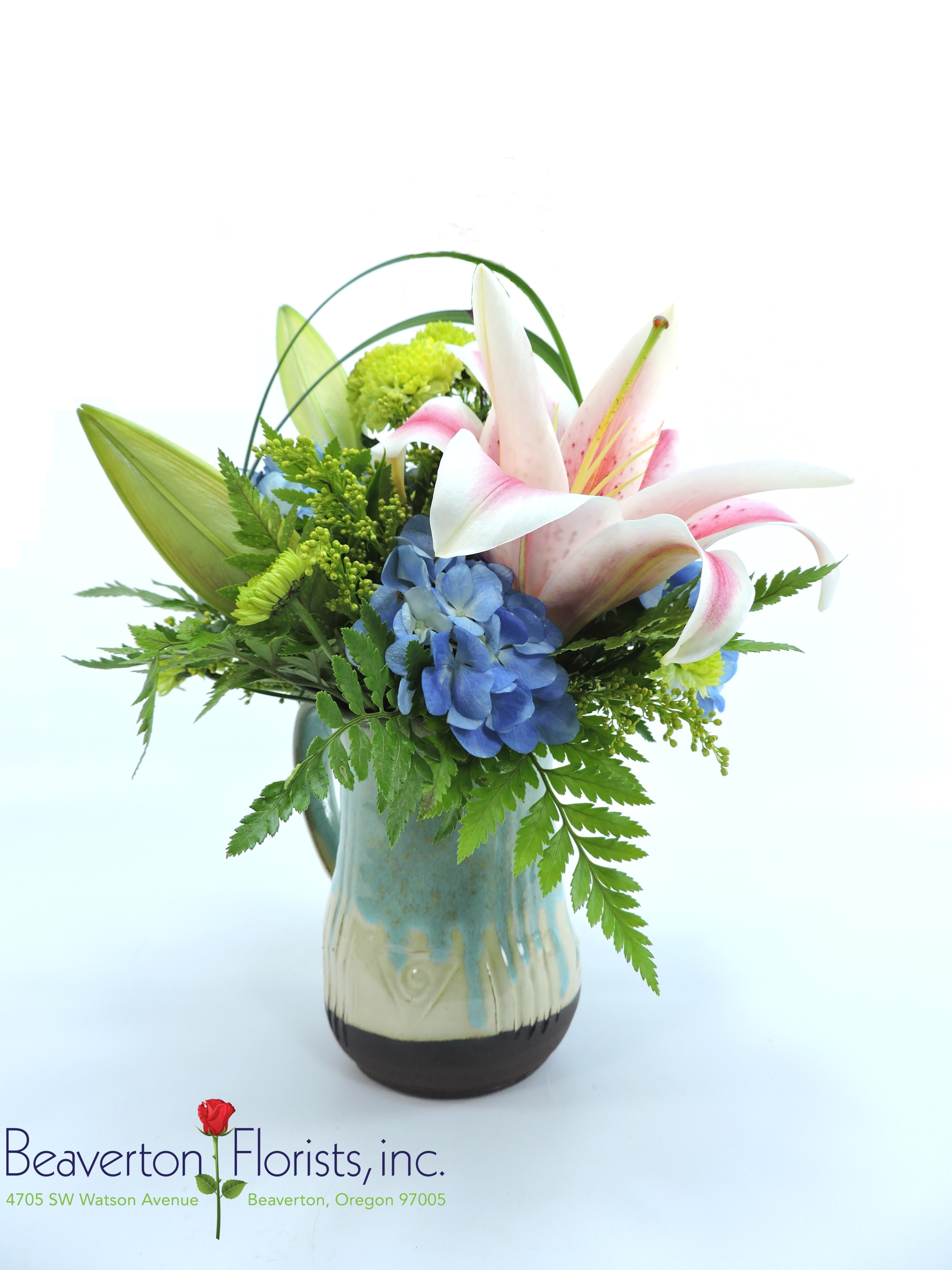 Odd Ball Pottery Coffee Mug Bouquet As Shown