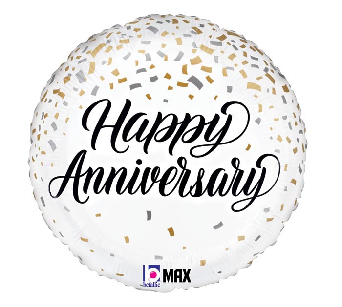 Happy Anniversary Mylar As Shown