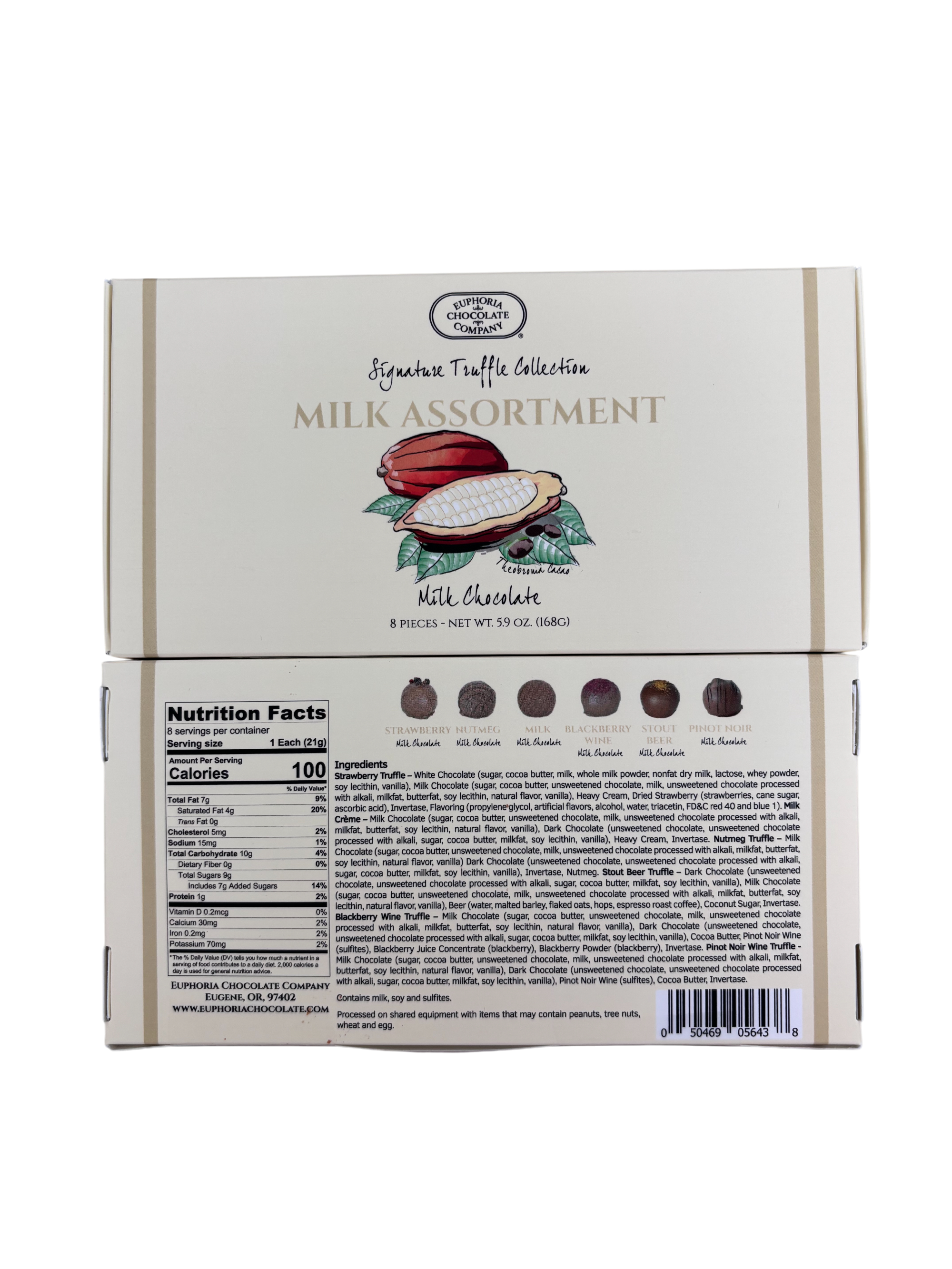 8pc Milk Chocolate Assortment As Shown