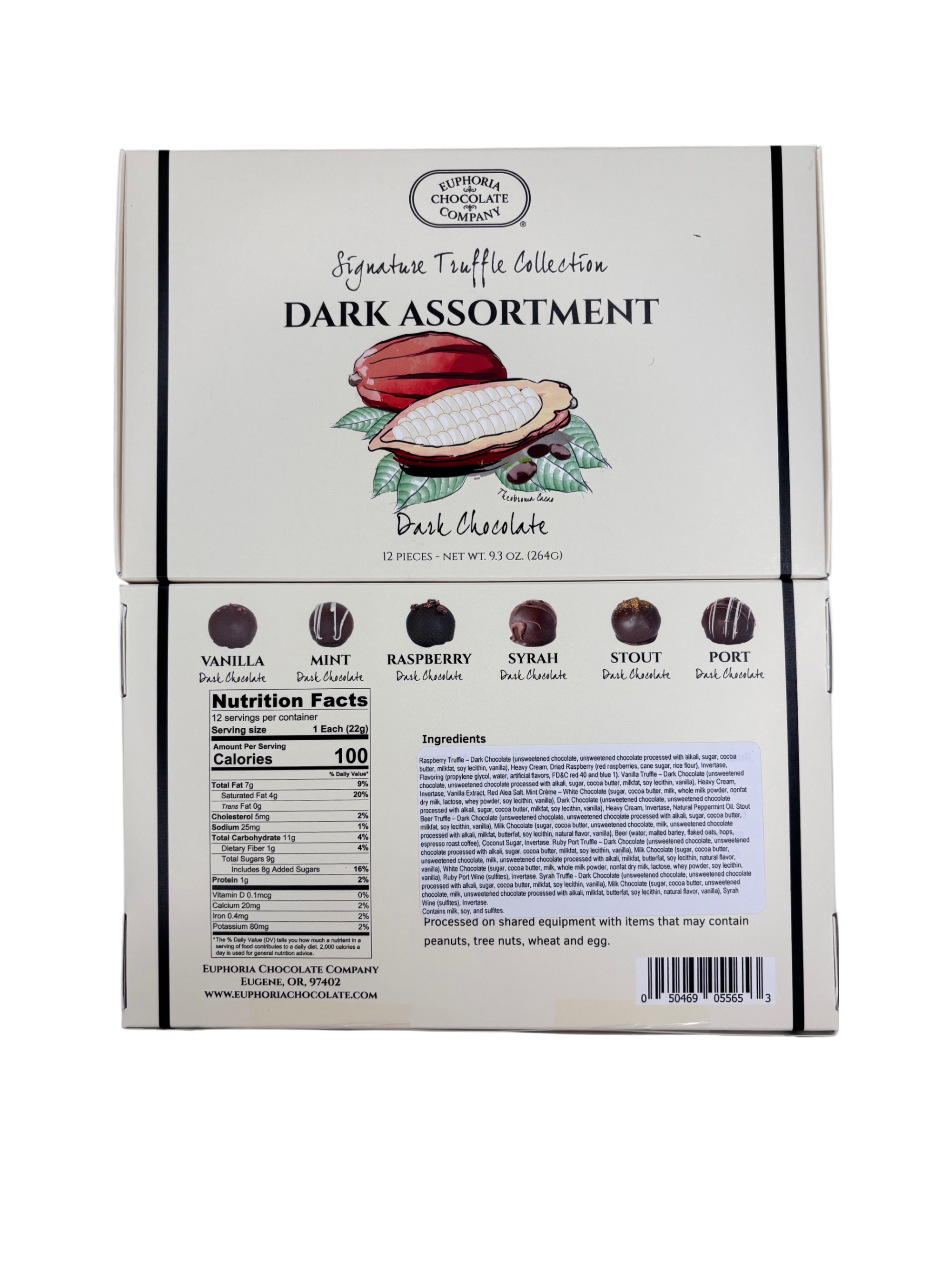 12 Pc Dark Chocolate Assortment As Shown