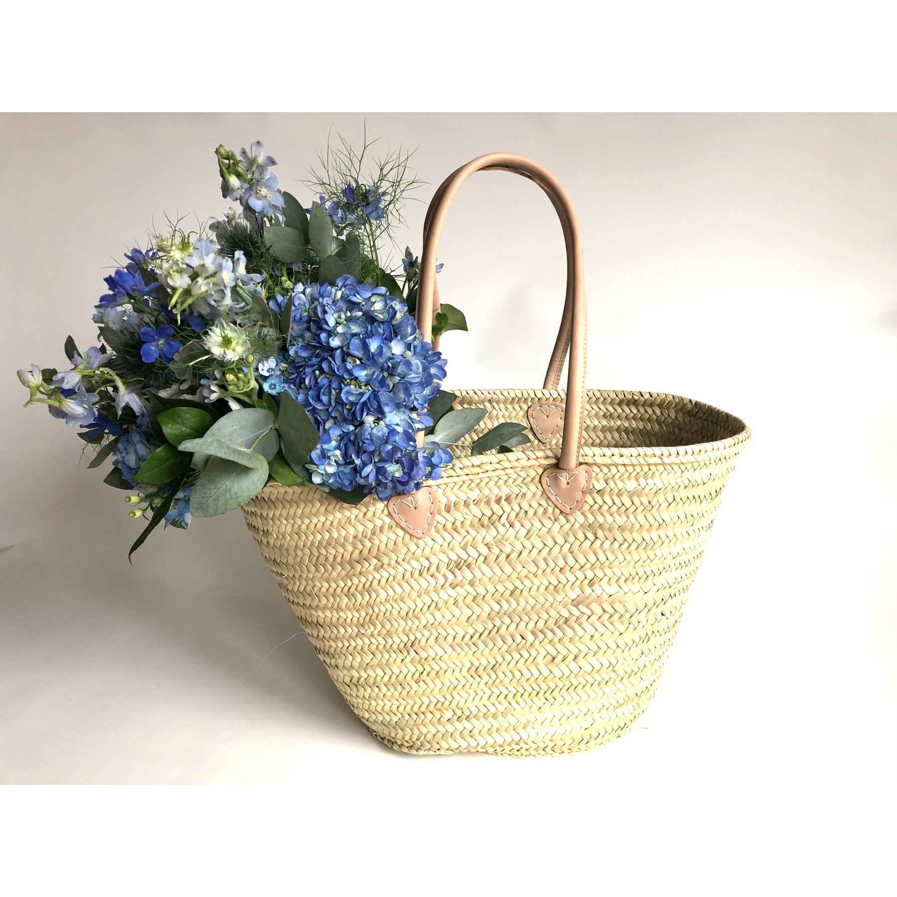 Market Tote with Denim Blue Flower Bundle alternative