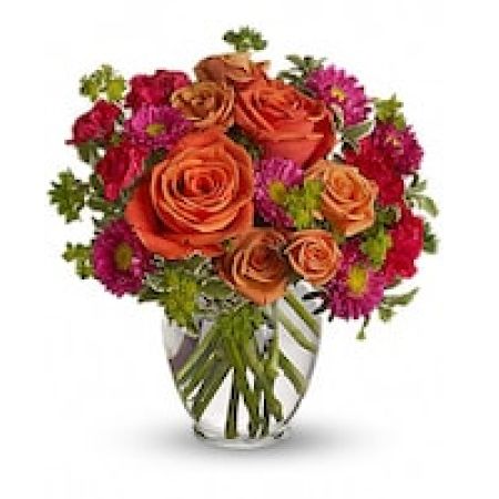 My Lady's Florist Westland - How sweet it will be when this dazzling arrangement arrives at someone's door. Very vibrant. Very vivacious. And very, very pretty.
