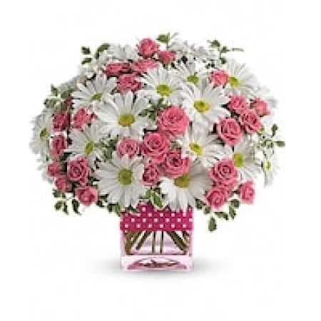 Teleflora's Polka Dots and Posies