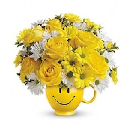 Teleflora's Be Happy® Bouquet with Roses
