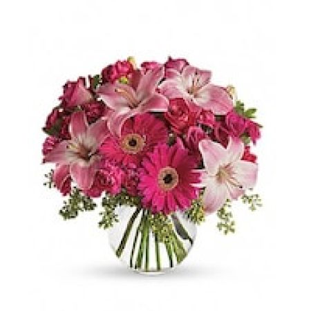My Lady's Florist Westland - Youthful. Graceful. Beautiful. These are just a few qualities that come to mind when gazing at a gorgeous bouquet of pink flowers. Whether you want this arrangement to say \