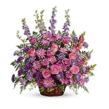 Gracious Lavender Basket