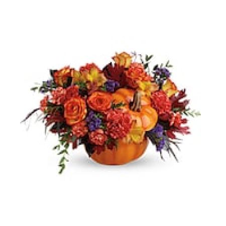 Teleflora's Hauntingly Pretty Pumpkin Bouquet