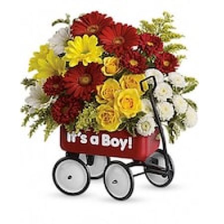 Baby's Wow Wagon by Teleflora - Boy