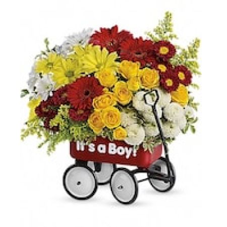 Baby's Wow Wagon by Teleflora - Boy