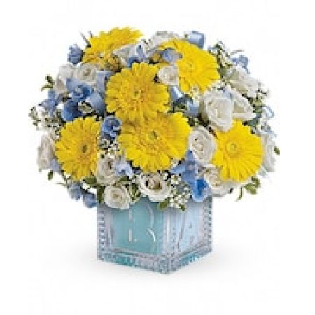 Baby's First Block by Teleflora - Blue