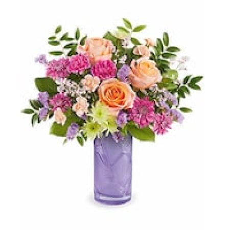 My Lady's Florist Westland - Celebrate her sweetest moments with the Pretty Daydream Bouquet, a dreamy mix of soft, vibrant blooms beautifully arranged in the Pretty Daydream Vase-a charming keepsake she'll enjoy long after Mother's Day.