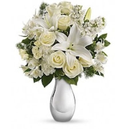 Teleflora's Shimmering White Bouquet