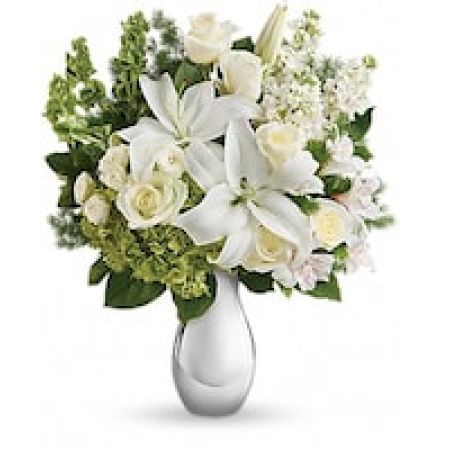 Teleflora's Shimmering White Bouquet