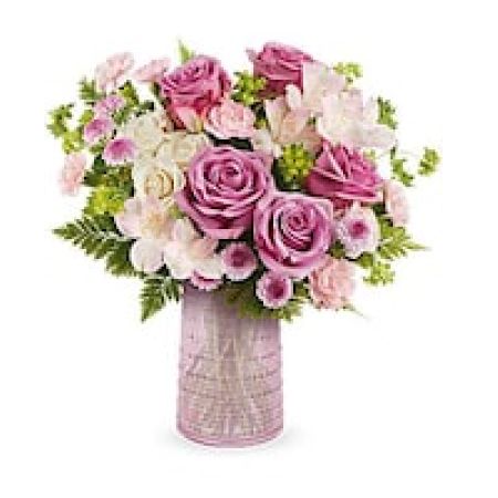 Teleflora's Blush Blossoms Bouquet